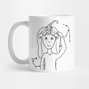 Scorpio girl Mug